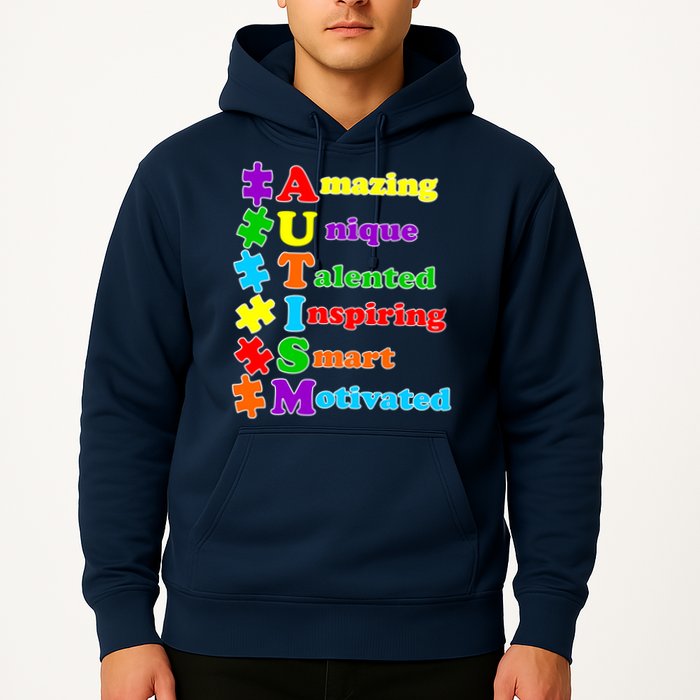 Inspiring Autism Awareness Amazing Smart Unique Puzzle Hoodie