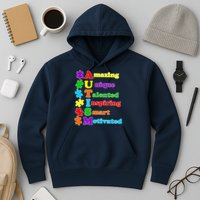 Inspiring Autism Awareness Amazing Smart Unique Puzzle Hoodie