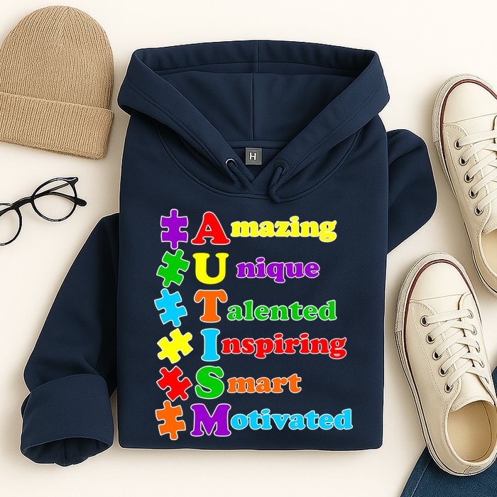Inspiring Autism Awareness Amazing Smart Unique Puzzle Hoodie