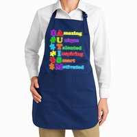 Inspiring Autism Awareness Amazing Smart Unique Puzzle Apron