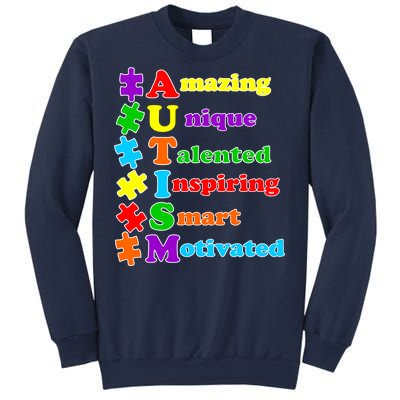 Inspiring Autism Awareness Amazing Smart Unique Puzzle Sweatshirt