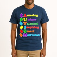 Inspiring Autism Awareness Amazing Smart Unique Puzzle Tall T-Shirt
