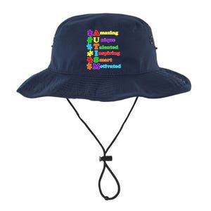 Inspiring Autism Awareness Amazing Smart Unique Puzzle Legacy Cool Fit Booney Bucket Hat