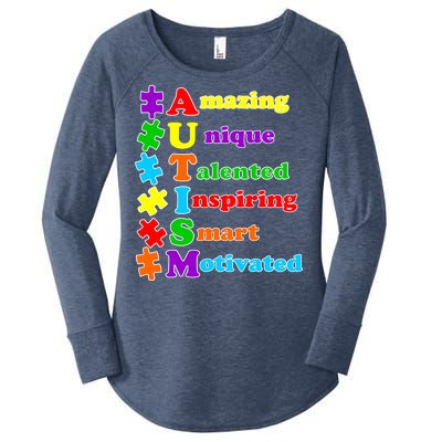 Inspiring Autism Awareness Amazing Smart Unique Puzzle Women's Perfect Tri Tunic Long Sleeve Shirt