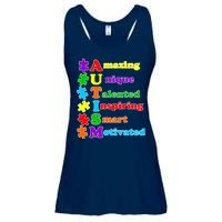 Inspiring Autism Awareness Amazing Smart Unique Puzzle Ladies Essential Flowy Tank