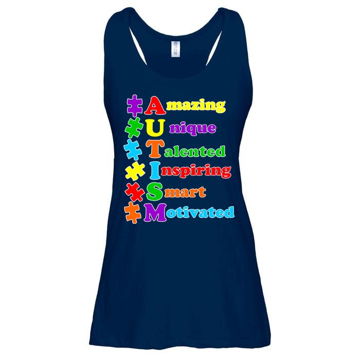 Inspiring Autism Awareness Amazing Smart Unique Puzzle Ladies Essential Flowy Tank