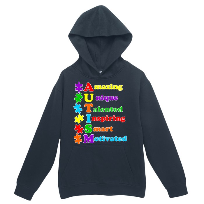 Inspiring Autism Awareness Amazing Smart Unique Puzzle Urban Pullover Hoodie