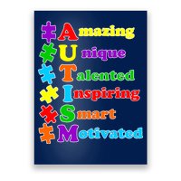 Inspiring Autism Awareness Amazing Smart Unique Puzzle Poster