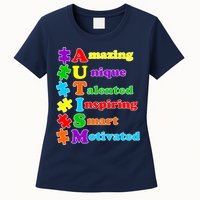Inspiring Autism Awareness Amazing Smart Unique Puzzle Womens T-Shirt