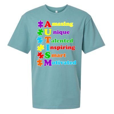 Inspiring Autism Awareness Amazing Smart Unique Puzzle Sueded Cloud Jersey T-Shirt