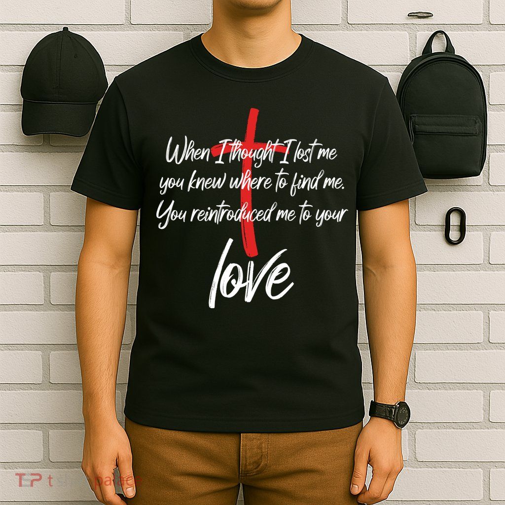 Inspiring Christian Quote Faith Cross T-Shirt