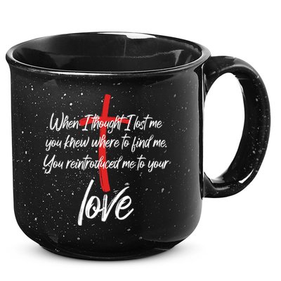 Inspiring Christian Quote Faith Cross 15oz Campfire Ceramic Mug