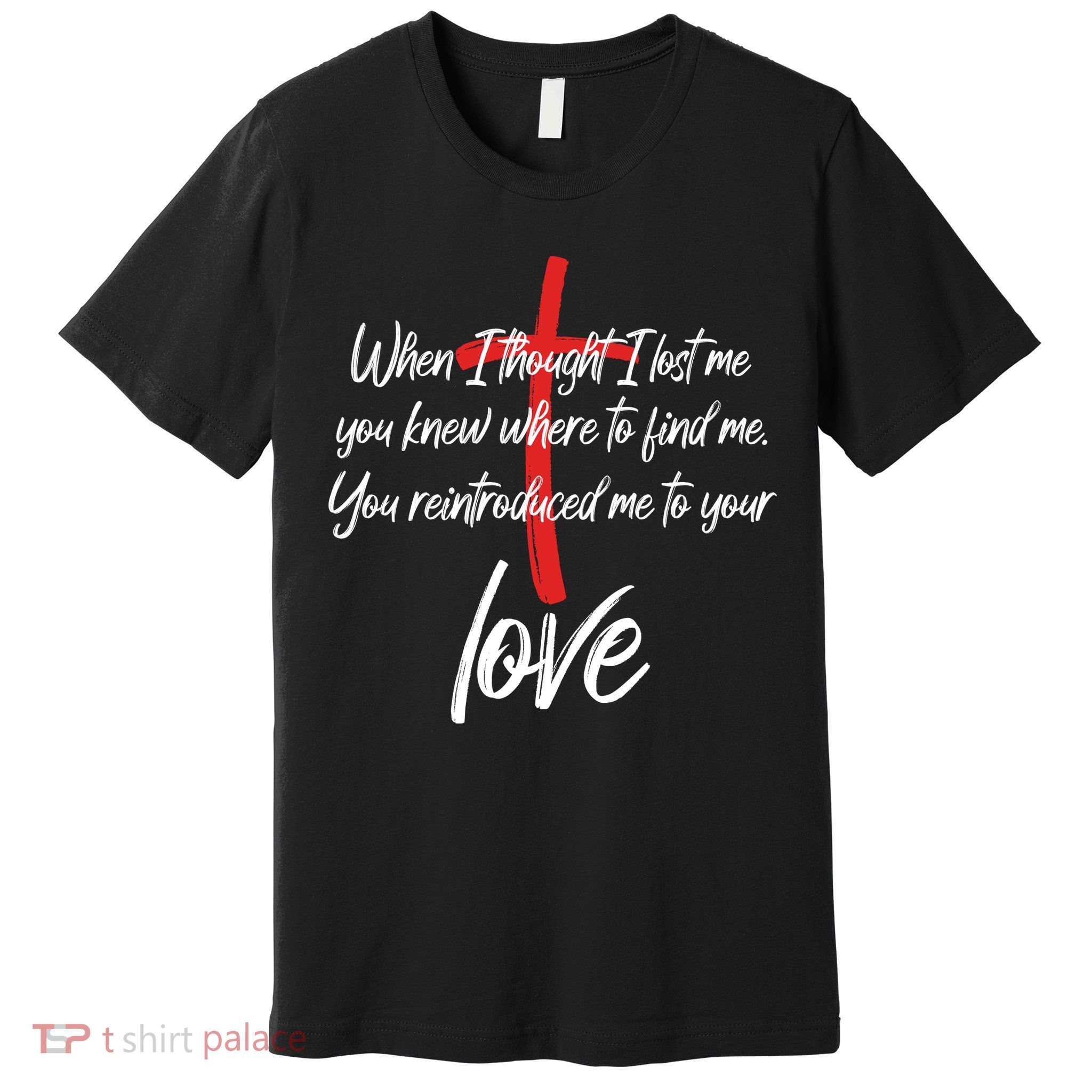 Inspiring Christian Quote Faith Cross Premium T-Shirt