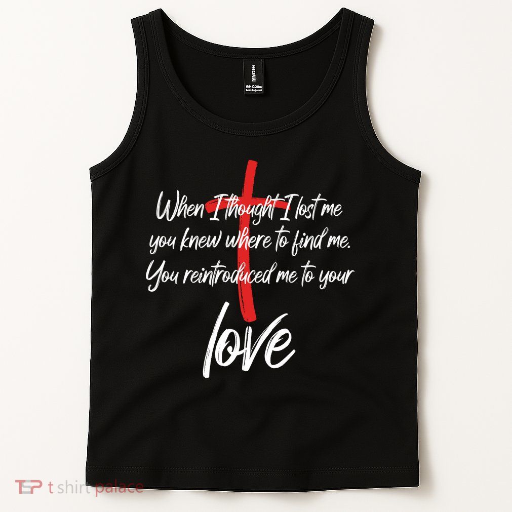 Inspiring Christian Quote Faith Cross Tank Top