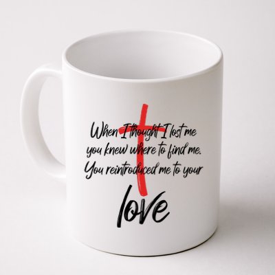 Inspiring Christian Quote Faith Cross Coffee Mug