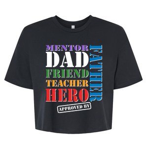 Inspiring Father's Day Dad Bella+Canvas Jersey Crop Tee