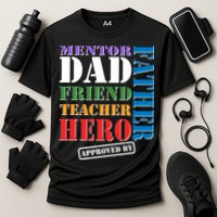 Inspiring Father's Day Dad Cooling Performance Crew T-Shirt