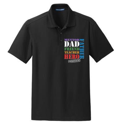 Inspiring Father's Day Dad Dry Zone Grid Polo