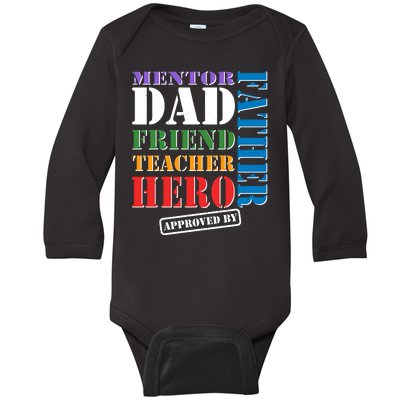 Inspiring Father's Day Dad Baby Long Sleeve Bodysuit