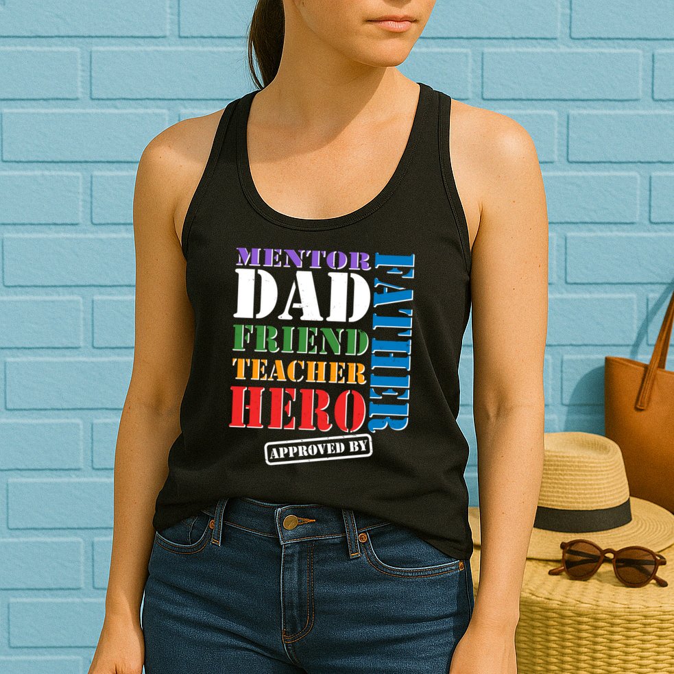 Inspiring Father's Day Dad Womens Tank Top
