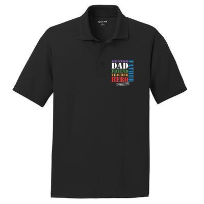 Inspiring Father's Day Dad PosiCharge RacerMesh Polo