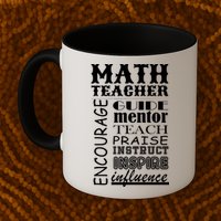 Inspiring Math Teacher Mug