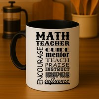 Inspiring Math Teacher Mug