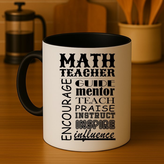 Inspiring Math Teacher Mug