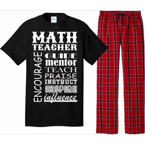 Inspiring Math Teacher Pajama Set