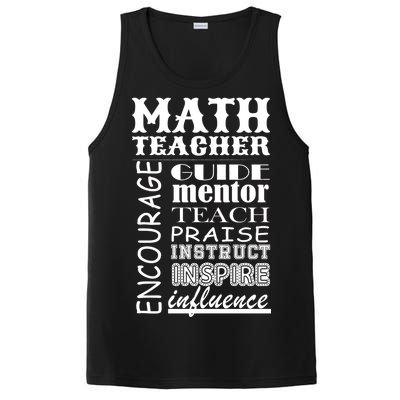 Inspiring Math Teacher PosiCharge Competitor Tank