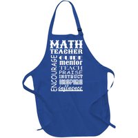 Inspiring Math Teacher Full-Length Apron With Pockets