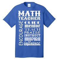 Inspiring Math Teacher Tall T-Shirt