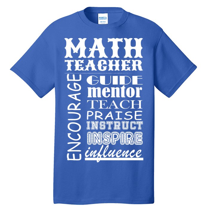 Inspiring Math Teacher Tall T-Shirt