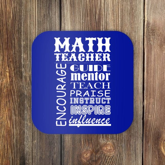 Inspiring Math Teacher Coaster