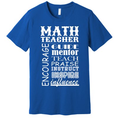 Inspiring Math Teacher Premium T-Shirt