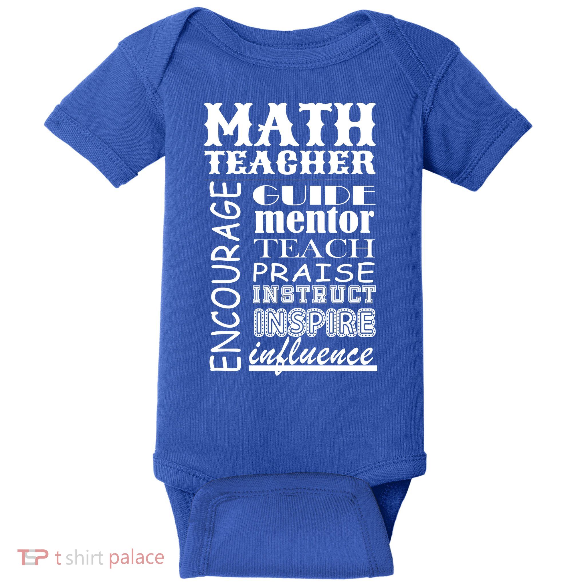 Inspiring Math Teacher Baby Bodysuit