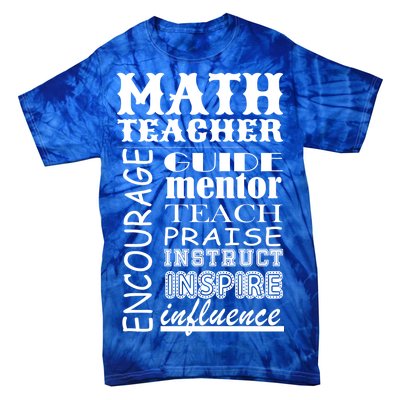 Inspiring Math Teacher Tie-Dye T-Shirt