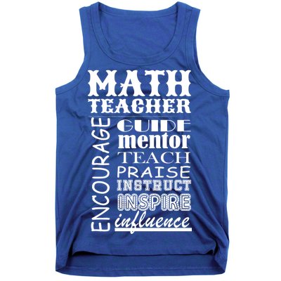 Inspiring Math Teacher Tank Top