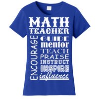 Inspiring Math Teacher Women's T-Shirt