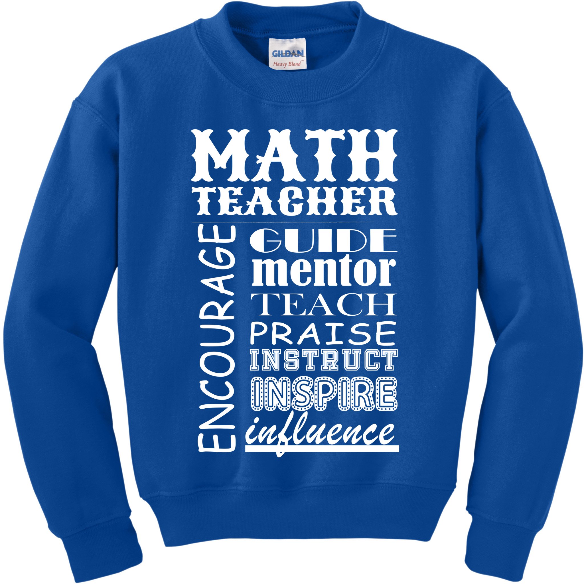 Inspiring Math Teacher Kids Sweatshirt