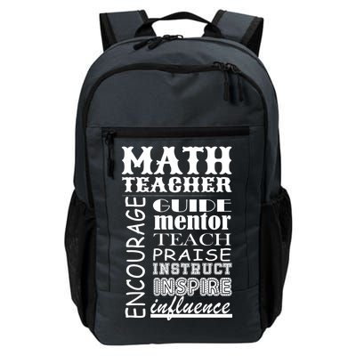 Inspiring Math Teacher Daily Commute Backpack