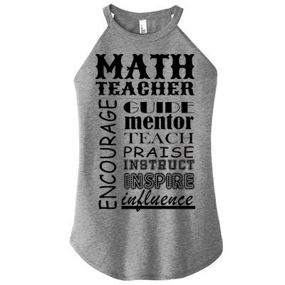 Inspiring Math Teacher Women's Perfect Tri Rocker Tank