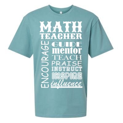 Inspiring Math Teacher Sueded Cloud Jersey T-Shirt