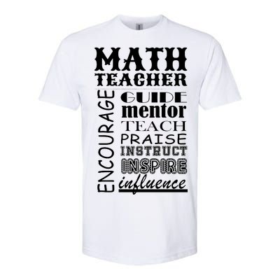 Inspiring Math Teacher Softstyle® CVC T-Shirt