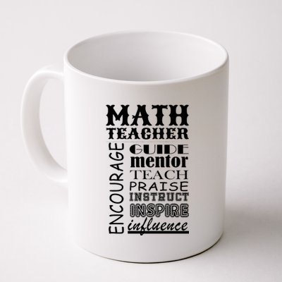 Inspiring Math Teacher Coffee Mug