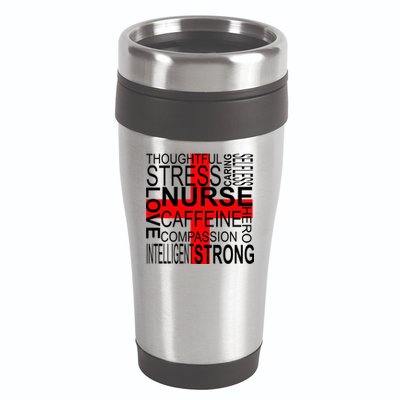 Inspiring Nurse 16oz Travel Tumbler