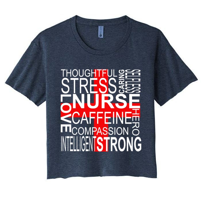 Inspiring Nurse Women's Crop Top Tee