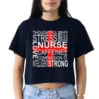 Inspiring Nurse Women's Crop Top Tee