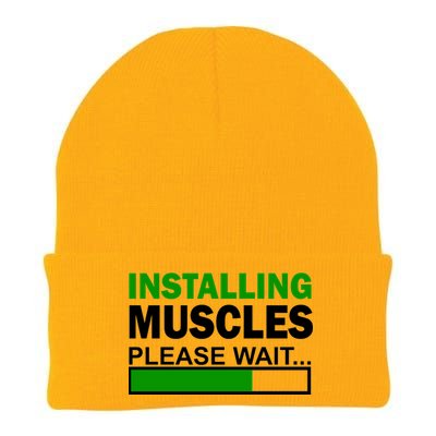 Installing Muscles Please Wait... Knit Cap Winter Beanie