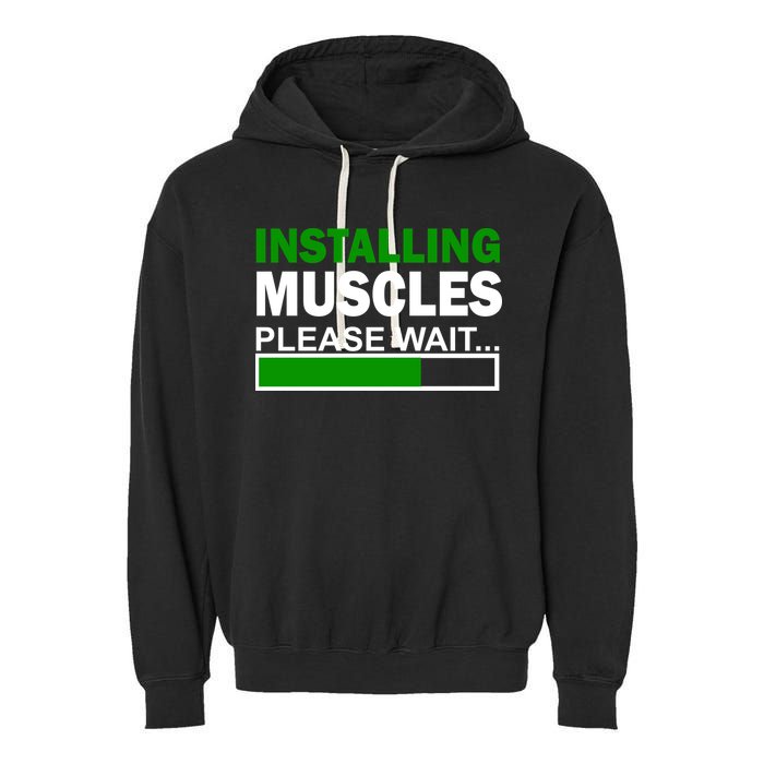 Installing Muscles Please Wait... Garment-Dyed Fleece Hoodie